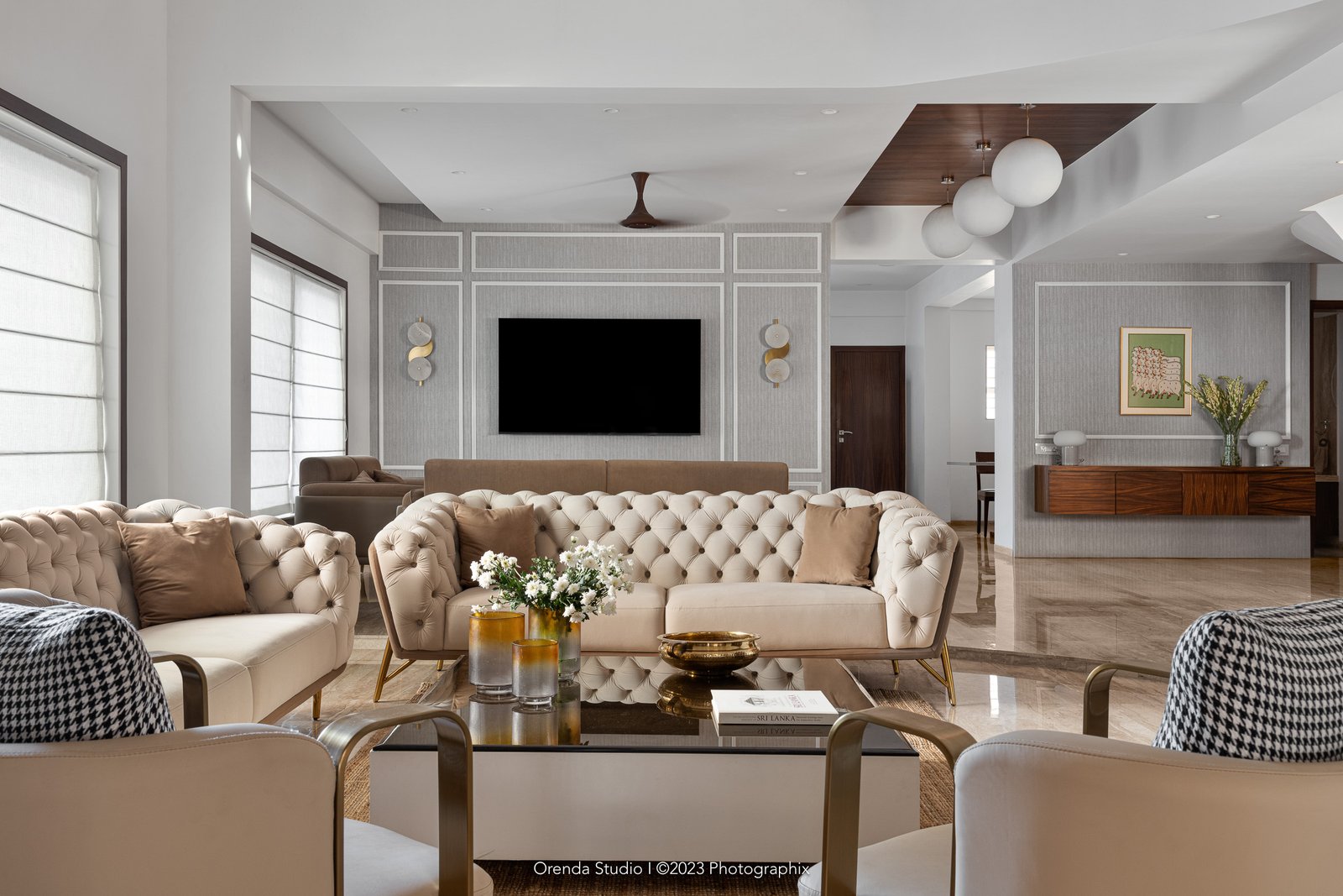 SB Villa residence interior design, Pune